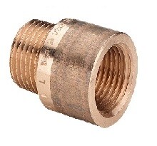 Удлинитель бронзовый НВ   1/2" х 80 (Viega)